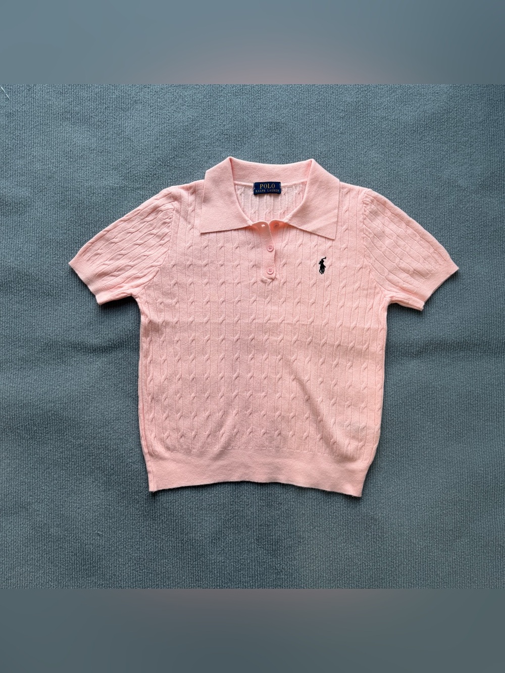 Polo by Ralph Lauren Pink Short Sleeve Knit Polo